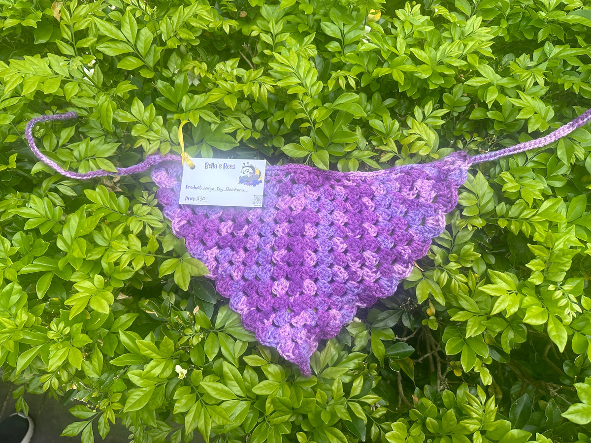 Crochet Dog Bandana
