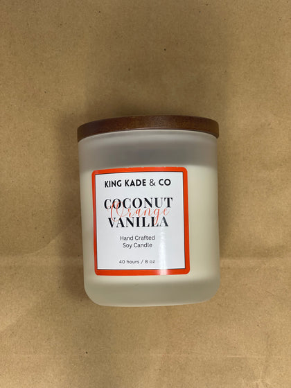 King Kade Candle - Coconut, Orange and Vanilla