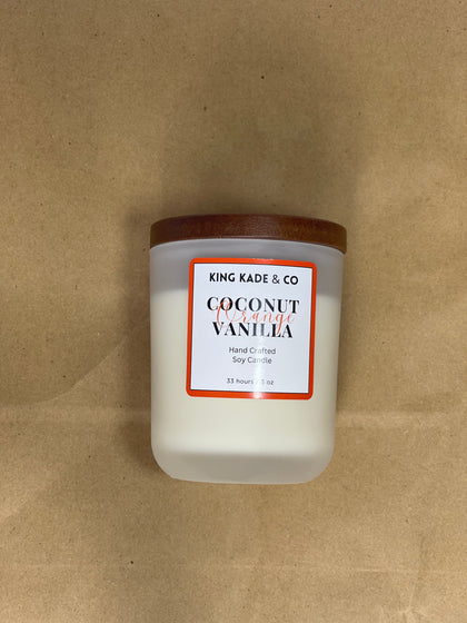 King Kade Candle - Coconut, Orange and Vanilla
