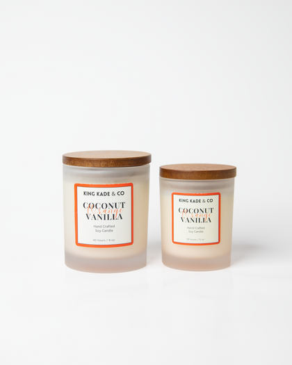 King Kade Candle - Coconut, Orange and Vanilla