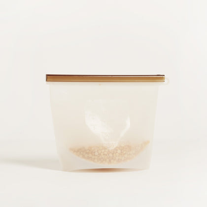 Sustainable Silicone Reusable Ziplock Bag
