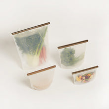 Load image into Gallery viewer, Sustainable Silicone Reusable Ziplock Bag