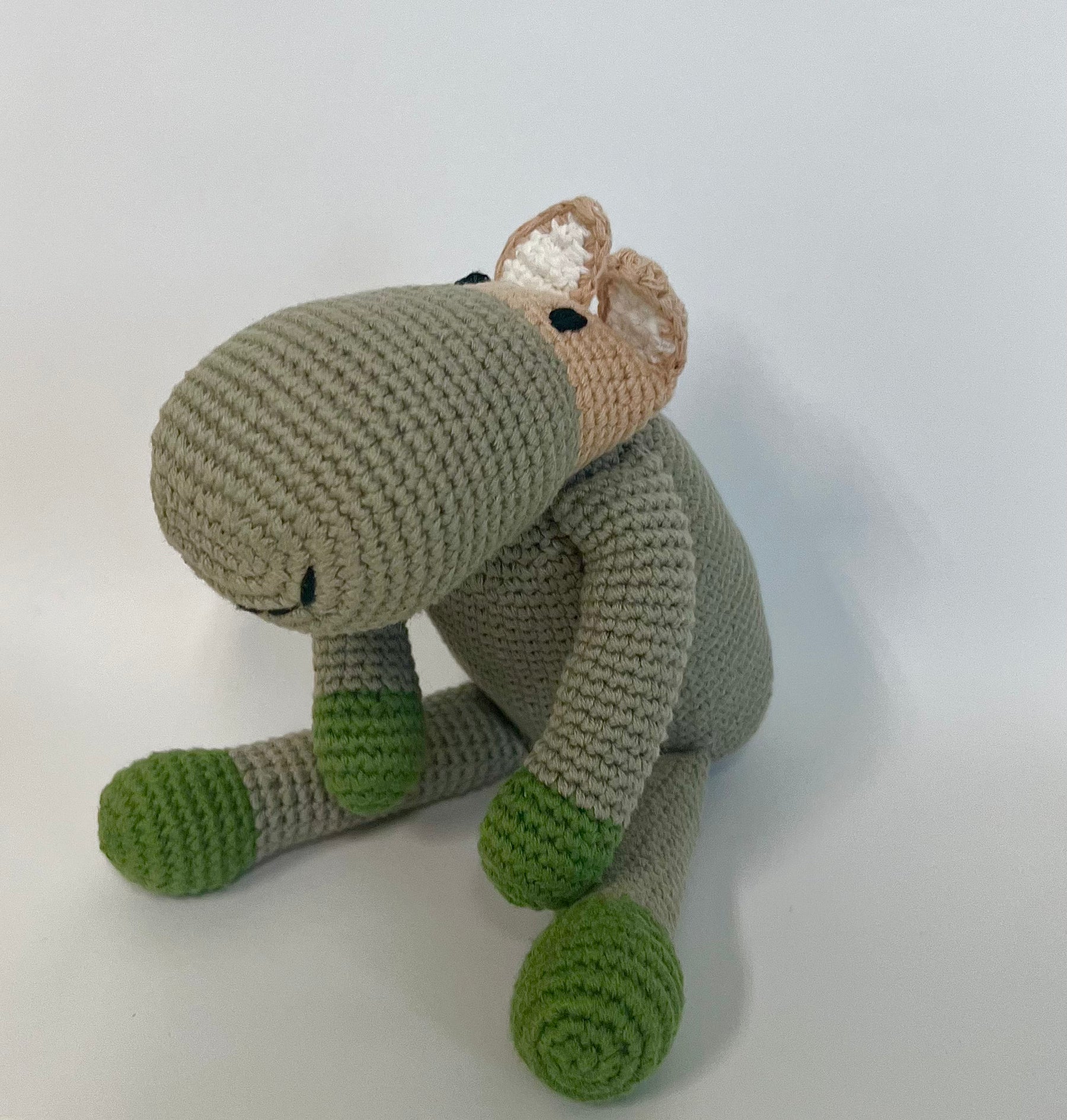 Organic Hippo Rattle