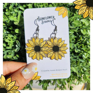 NC Earrings - Sunflower Strange