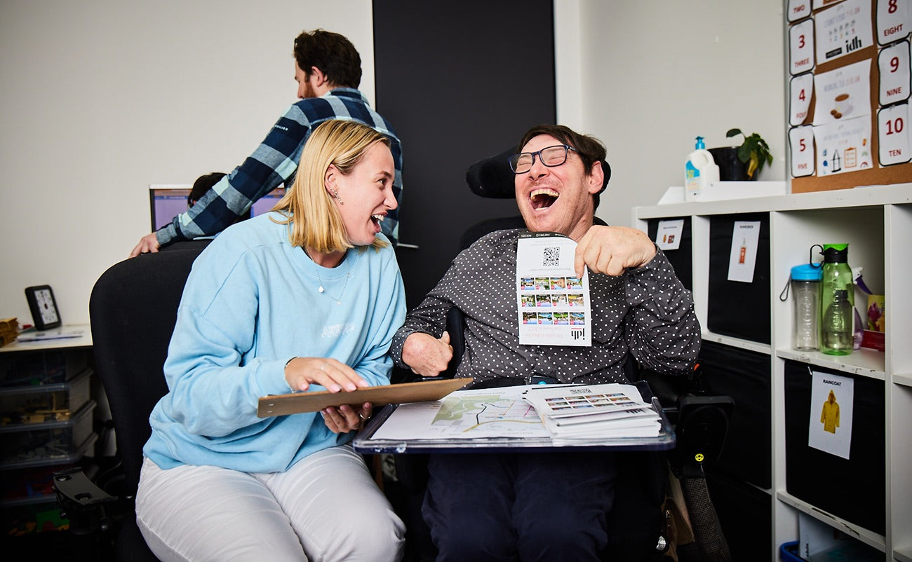 Avenue team member taking part in meaningful work